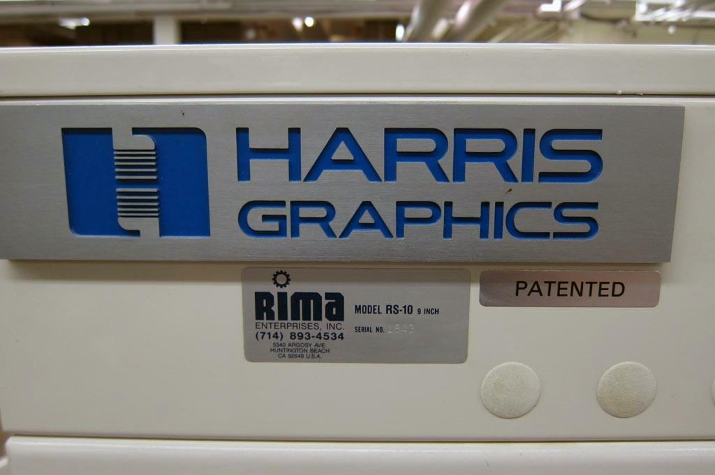 Lot #11: Rima / Harris Graphics RS-10 9